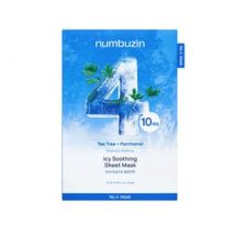numbuzin - No.4 SOS Icy Soothing Sheet Mask Set 10 sheets 2025 Version - 27ml x 10 sheets