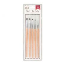 Beauty World - Nail Gel Brush Set 1 pc