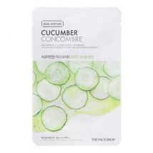 THE FACE SHOP - Real Nature Face Mask 1pc (20 Types) 20g Cucumber