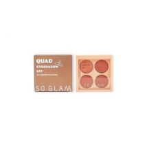 SO GLAM - Quad Eyeshadow Kit 103 Chestnut In Autumn