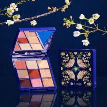 FreshO2 - Treasured Palace Museum Series Purple-Ground And Bird-And-Flower Motif 9 Shade Eyeshadow Palette 1 pc