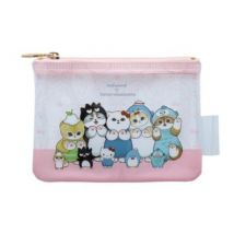 mofusand x Sanrio Characters Flat Mini Pouch (Ribbon) 130 x 95 x 5mm