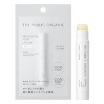 THE PUBLIC ORGANIC - Essential Oil Moist Lip Stick Lemon & Juniper (Matte Type)