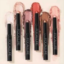 FOCALLURE - Shimmer Cream Eyeshadow Pencil - 12 Colors #10 PINK FIRE