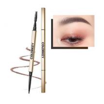 COLORKEY - COLORKEY Dual Ends Eyebrow Pencil- Flat Core #04 Soot Brown - 0.07g