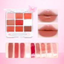 GELLA'S - Dualeffect Lip & Cheek Blush Palette - S01#Latte #S01 - Latte