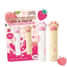 UNICAT - Cat Paw Lip Balm Set Strawberry + Peach 1 set