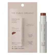 THE PUBLIC ORGANIC - Essential Oil Color Lip Stick Maroon Brown