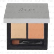 &be - Founcealer Palette Concealer Light Beige & Orange 4g