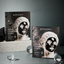 Mary&May - Vegan Collagen Charcoal PDRN Mask Set 30g x 4 sheets