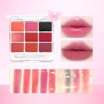 GELLA'S - Dualeffect Lip & Cheek Blush Palette - S02#Rose #S02 - Rose