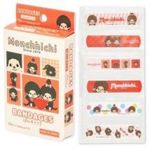 Tsujiseru - Monchhichi Bandage (18 pieces) 6 Patterns x 3 pcs