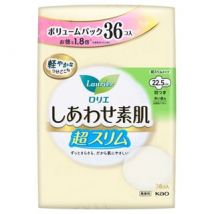 Kao - Laurier Happy Skin Volume Pack Ultra Slim Heavy Day Use 22.5cm With Wings 36 pcs