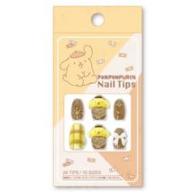 Santan - Sanrio Pompompurin Nail Tips 1 set