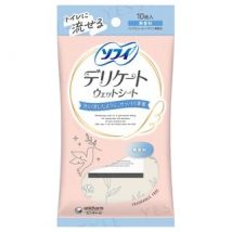 Unicharm - Delicate Wet Wipes Fragrance-Free 10 pcs
