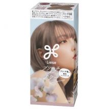 Kao - Liese Bleach On Color Bubble Hair Color Kit Sweet Pea Greige - 108ml