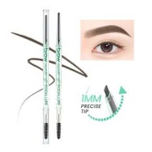 FOCALLURE - 2 in 1 Eyebrow Pencil - 4 Colors #GR01 Dark Grey - 0.07g
