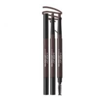 MACQUEEN - My Strong Auto Eyebrow Hard Powder - 4 Colors Natural Brown