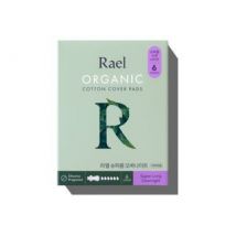 Rael - Organic Cotton Cover Pads Super Long Overnight 6 pads