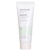 THE FACE SHOP - Air Cotton Makeup Base SPF30 PA++ (2 Colors) #01 Mint