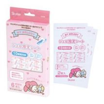 Skater - Sanrio My Melody & Flat Cooling Gel Sheet 6 pcs 2 sheets × 3 packs - 110×40mm