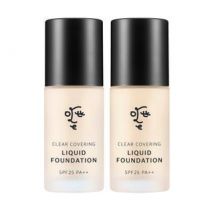 Ottie - Clear Covering Liquid Foundation - 2 Colors #101 Ivory
