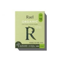 Rael - Organic Cotton Cover Pads With Biomass Back Sheet Large 10 pads