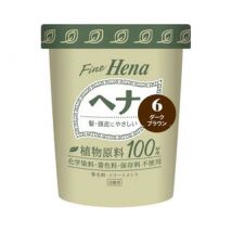 TENSTAR - Fine Hena Color Hair Dye 6 Dark Brown 40g x 2