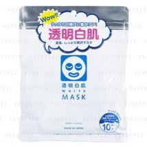 Ishizawa-Lab - Transparent White Mask 10 pcs