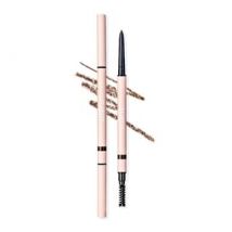 FLORTTE - 2 In 1 Eyebrow Pencil - 5 Colors (1-5) #B3 Chocolate - 0.05g
