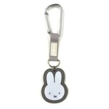 Miffy Carabiner Keychain / Keyring (Gray) 160 x 40 x 5mm
