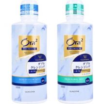 Sunstar - Ora2 Premium Mouthwash Double Cleansing Refresh Clear Mint - 550ml