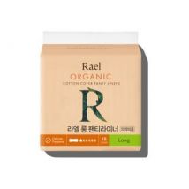 Rael - Organic Cotton Cover Panty Liners Long 18 pads