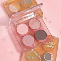 INSITI  - Balloon Party Quad Eyeshadow Palette - 3 Types 02# Pink Gray Rose - 5.1g