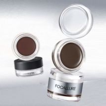 FOCALLURE - 2 in 1 Eyebrow Cream & Gel - 3 Colors #BR02 Dark Brown - 2.5g