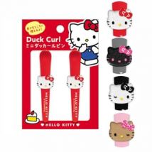 Sanrio Hello Kitty Hair Clip (Set of 2) Black Face - 76×10×15mm