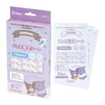 Skater - Sanrio KUROMI & Baku Cooling Gel Sheet 6 pcs 2 sheets × 3 packs - 110×40mm