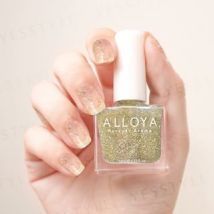 ALLOYA - Water-Based Natural Nail Polish Environmental Friendly 111 Egyptian Night Of Gold 10ml