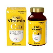 Fine Vitamin C+D 60 Capsules