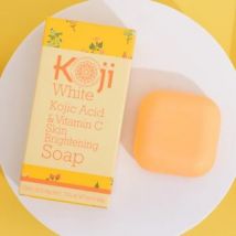 Koji White - Kojic Acid & Vitamin C Skin Brightening Soap - Savon éclaircissant acide kojique et vitamine C