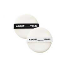 ABOUT_TONE - Powder Pact Puff - 2 Colors Black