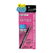 K-Palette - 1 Day Tattoo Real Lasting Waterproof Eye Pencil 24H SB Super Black