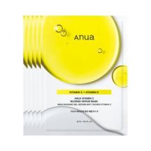 Anua - Vitamin C Blemish Serum Mask Bundle Set 2024 Version - 25ml x 5 sheets