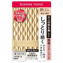 ISEHAN - Kiss Me Ferme Moist Glossy Skin Powder Foundation SPF 25 PA++ 01 Bright Skin Tone 11g