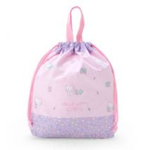 Hello Kitty Flower Drawstring Tote Bag 1 pc