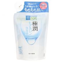 Rohto Mentholatum - Hada Labo Gokujyun Hyaluronic Acid Face Foam 140ml Refill