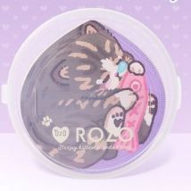 ROZO - Sleepy Kitten Powder Puff with Case Kitten & Fish - 1pc