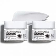 APLB - Snail Mucin Ginseng Facial Cream Set 2 pcs