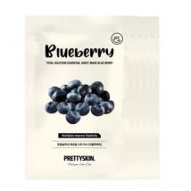 Pretty skin - Total Solution Essential Sheet Mask Bundle Set - 21 Types Blueberry