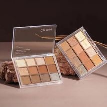 CAR MELA - Twelve Glaze Glitter Eyeshadow Palette 03# Desert - 12g